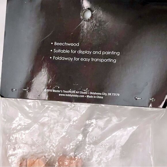 Master’s Touch Beechwood Foldaway Metal Chain Table Easel New in Package - Picture 11 of 11